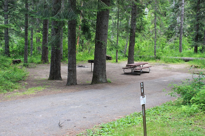 Kit Price Campground on the Coeur d'Alene River.