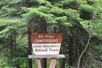 Kit Price Campground on the coeur d'Alene River.