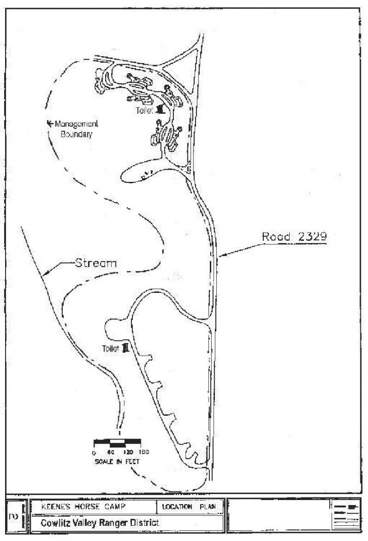 Camping in Washingtons Keenes Horse Campground.