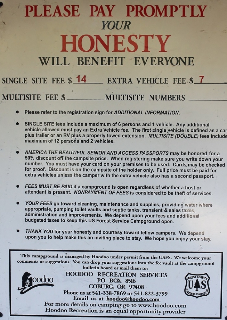 Camping in Washingtons Keenes Horse Campground.