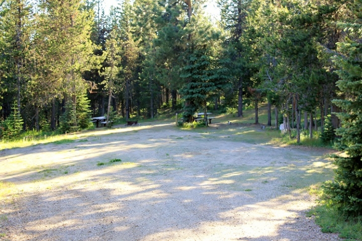 Camping in Washingtons Keenes Horse Campground.