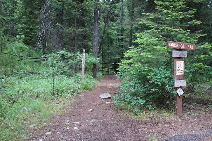 The sign at the entrance to Last Chance Campground.