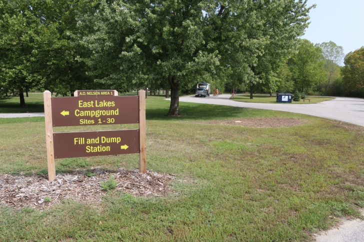 Camping at Louisville State Recreation Area on the Platte River  Nebraska