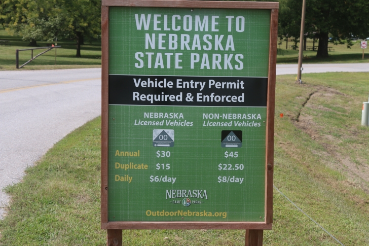 Camping at Louisville State Recreation Area on the Platte River  Nebraska