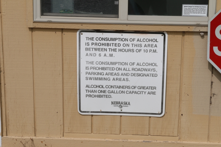 Camping at Louisville State Recreation Area on the Platte River  Nebraska