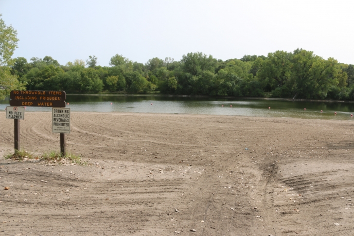 Camping at Louisville State Recreation Area on the Platte River  Nebraska