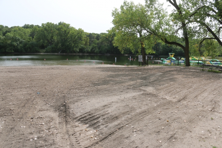 Camping at Louisville State Recreation Area on the Platte River  Nebraska