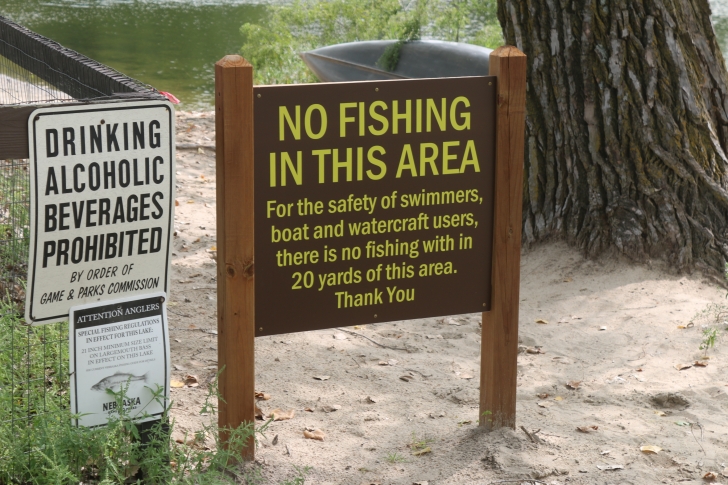 Camping at Louisville State Recreation Area on the Platte River  Nebraska