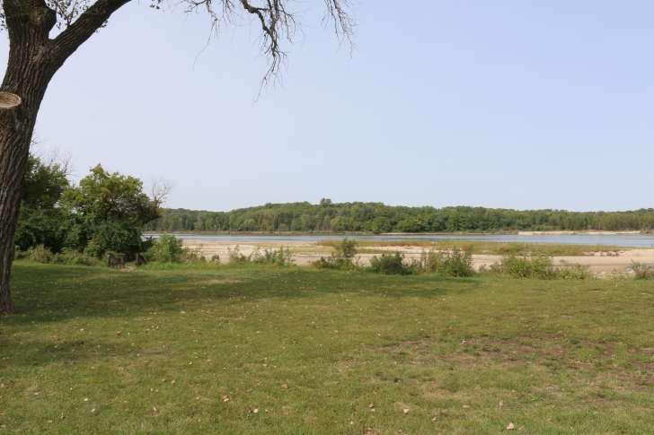 Camping at Louisville State Recreation Area on the Platte River  Nebraska