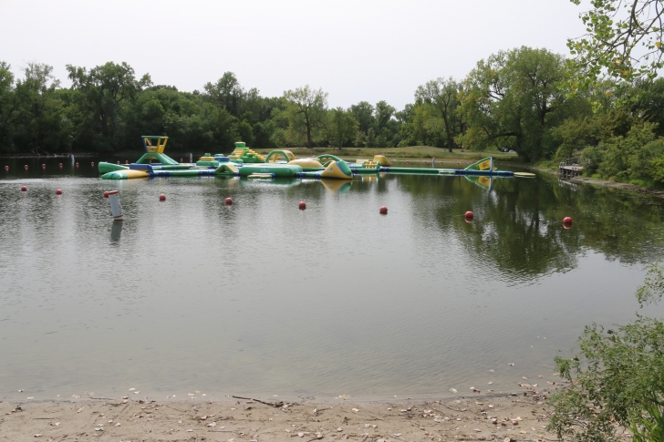 Camping at Louisville State Recreation Area on the Platte River  Nebraska