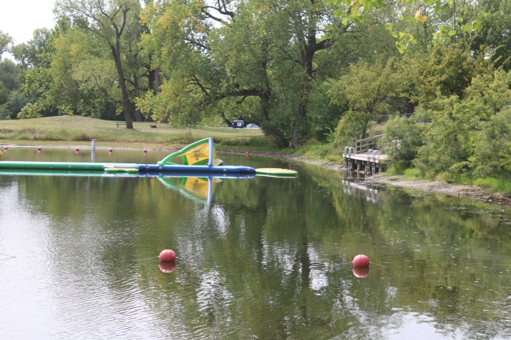 Camping at Louisville State Recreation Area on the Platte River  Nebraska