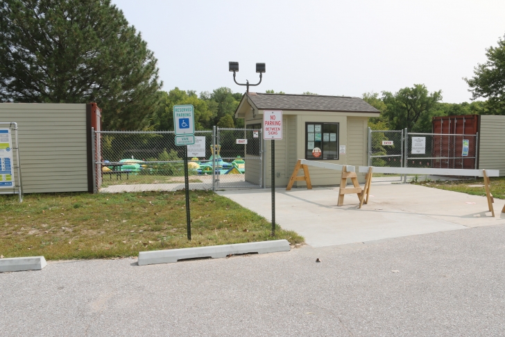 Camping at Louisville State Recreation Area on the Platte River  Nebraska