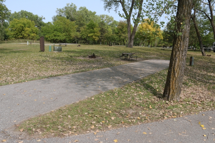 Camping at Louisville State Recreation Area on the Platte River  Nebraska