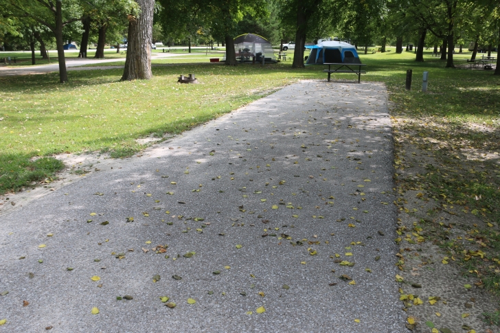 Camping at Louisville State Recreation Area on the Platte River  Nebraska