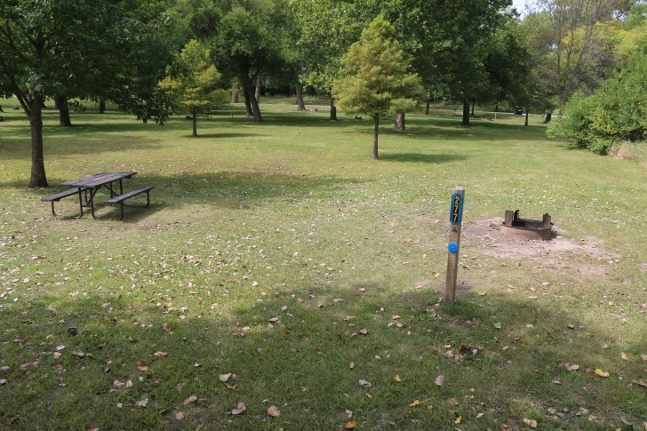 Camping at Louisville State Recreation Area on the Platte River  Nebraska