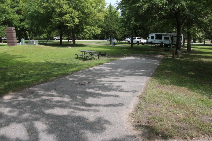 Camping at Louisville State Recreation Area on the Platte River  Nebraska