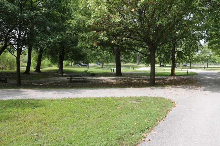 Camping at Louisville State Recreation Area on the Platte River  Nebraska