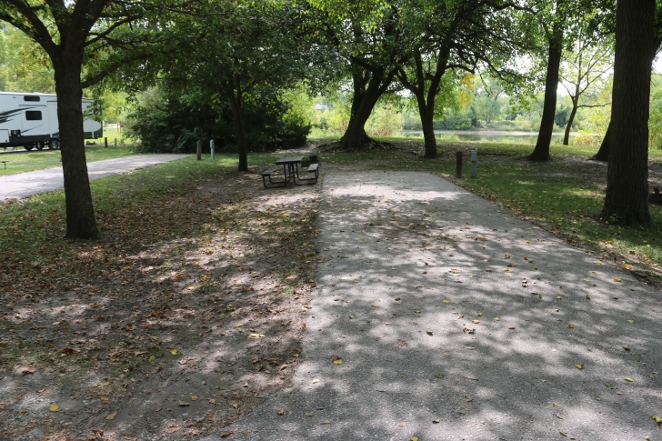 Camping at Louisville State Recreation Area on the Platte River  Nebraska