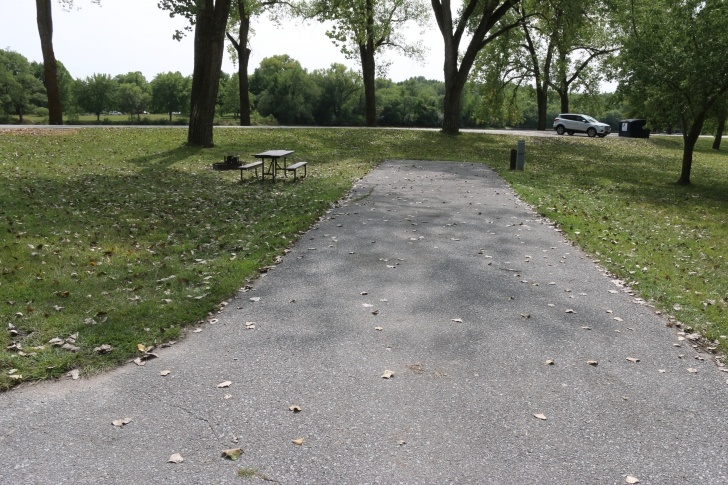Camping at Louisville State Recreation Area on the Platte River  Nebraska