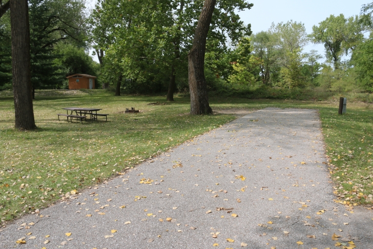 Camping at Louisville State Recreation Area on the Platte River  Nebraska