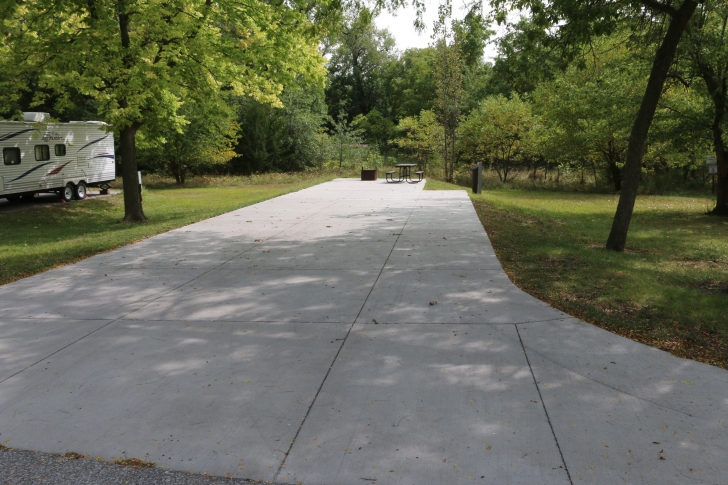 Camping at Louisville State Recreation Area on the Platte River  Nebraska