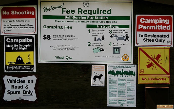 camping info for Lower Penstemon Campground.