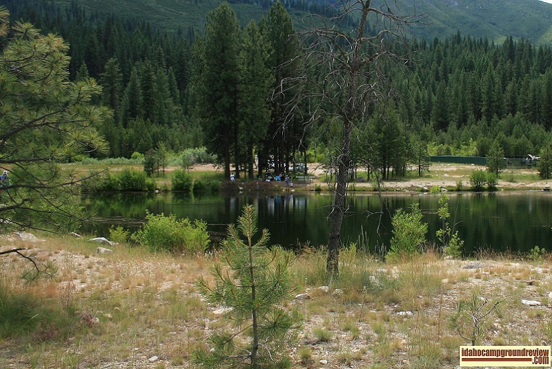 Lowman Fishing Ponds along the Payette River east of Lowman, Idaho