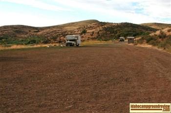 Free camping on the west side of Mann Creek Reservoir