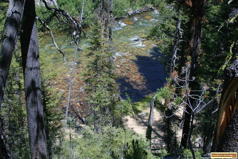 A view of Marsh Creek from the trail.