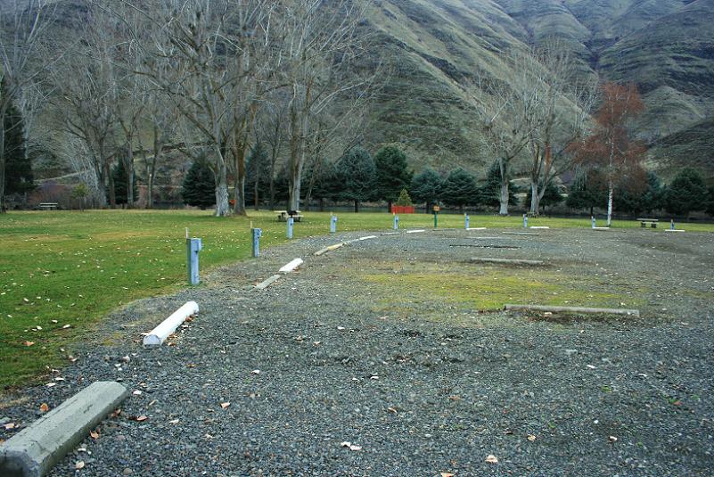 McCormick Park RV camping sites.