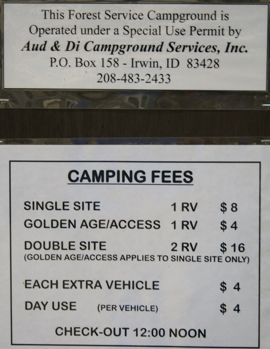 McCoy Creek Campground on Palisades Reservoir.