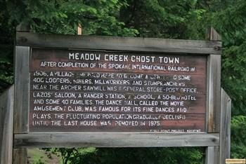 Meadow Creek Campground in the Kaniksu National Forest
