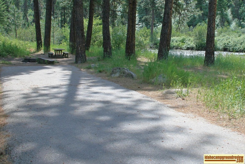 Mountain View Campground near Lowman, Idaho.