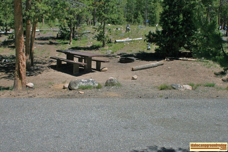 Mt Heyburn Campground on Redfish Lake
