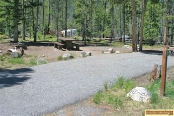 Mt Heyburn Campground on Redfish Lake