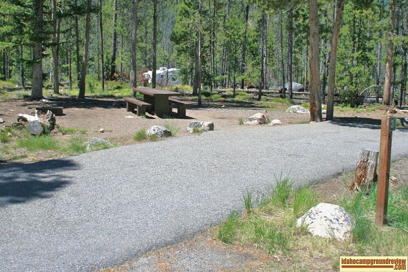Mt Heyburn Campground on Redfish Lake