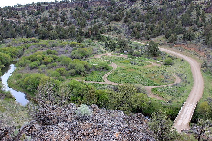 North Fork Recreation Site on the North Fork of the Owyhee River.