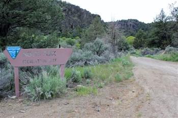 North Fork Recreation Site on the North Fork of the Owyhee River.