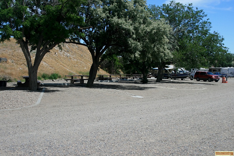 Remodeled old campsites at North Park.