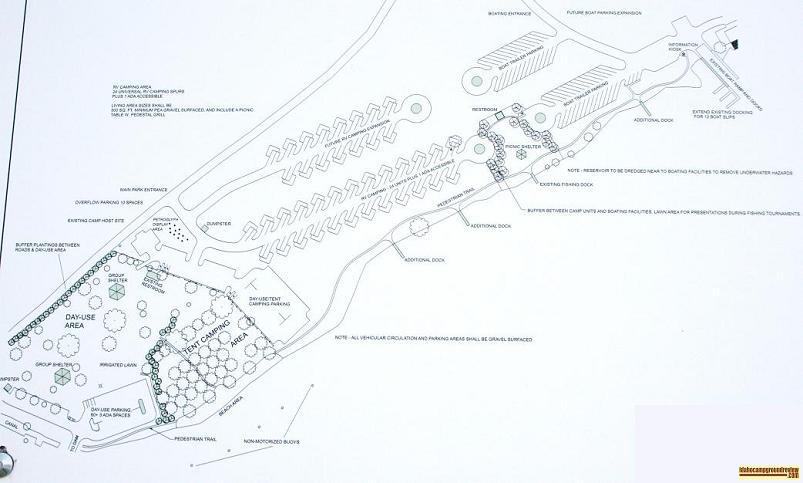map of north park campground