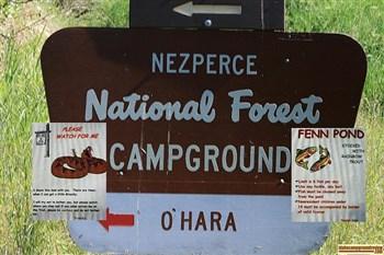 O'Hara Campground on the Selway River