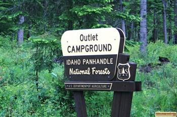 Outlet Campground on Priest Lake