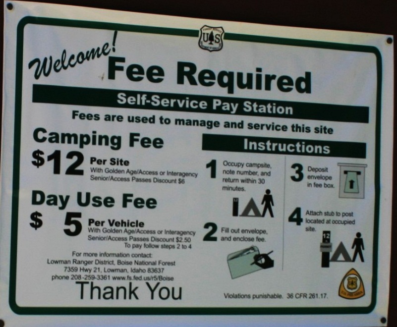 Park Creek Campground near Lowman, Idaho.