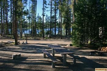 RV camp site #1in Pettit Lake Campground.