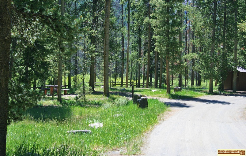 Phi Kappa Campground on the Big Lost River.