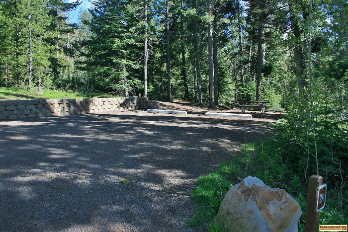 Campsite 2A in Loop "A" of Porcupine Springs Campground.