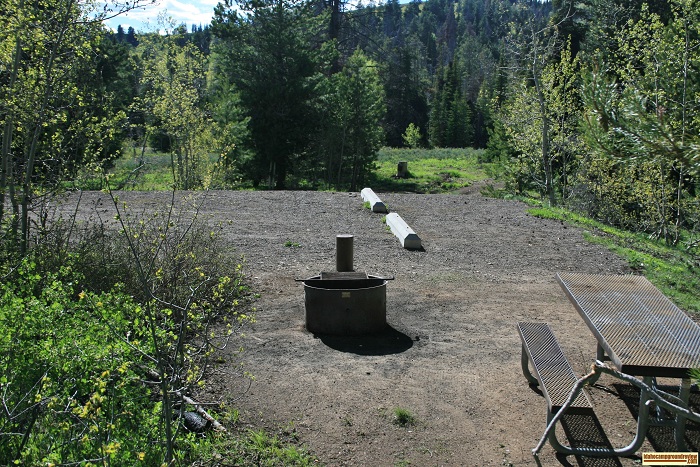 Campsite 5A in Loop "A" of Porcupine Springs Campground.