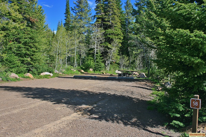 Campsite 5B in Loop "B" Porcupine Springs Campground.