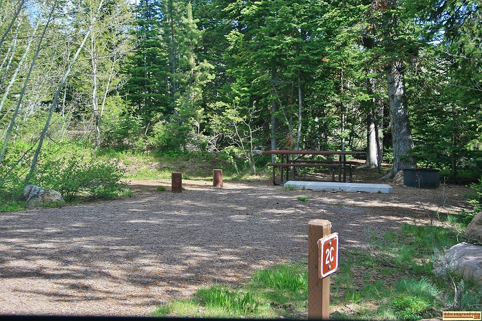 Campsite 2C in Loop "C" of Porcupine Springs Campground.
