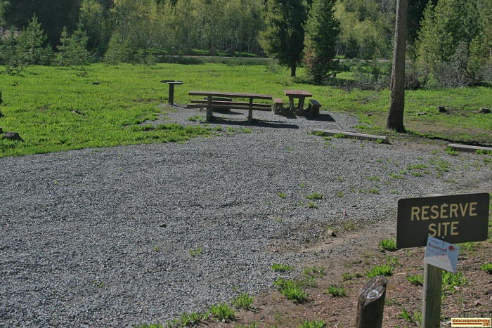 Campsite 16D in Loop "D" of Porcupine Springs Campground.